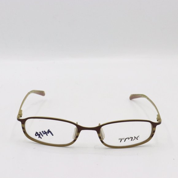Small Rectangle Oval Black Green Vintage Timex Glasses 46 17 125 - Picture 1 of 2